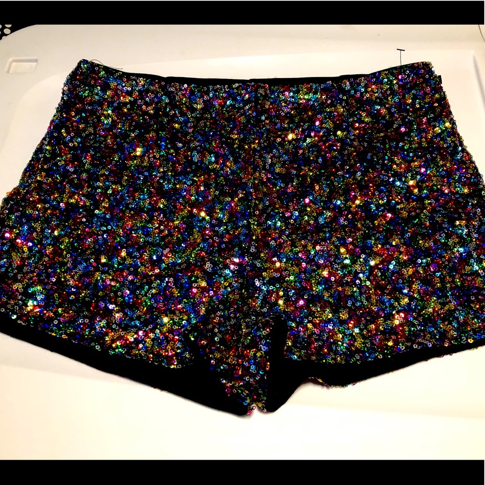 Sequin shorts